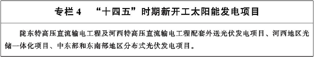 风光储分别41.69GW、38.53GW、6GW，甘肃印发“十四五”能源规划