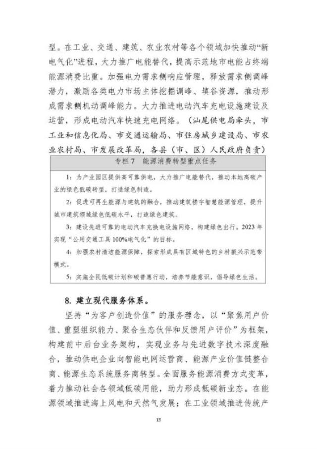 广东汕尾发布征求意见搞：汕尾市新型电力系统示范区合作共建行动方案