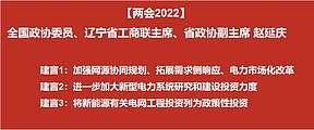 【两会2022】全国政协委员、辽宁省工商联主席、省政协副主席赵延庆：加快构建“源网荷储”互动的新型电力系统 助力“双碳”目标实现