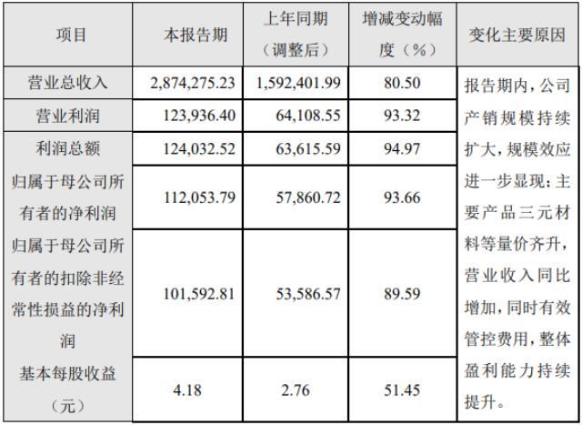 厦钨新能2022年正极材料销量近8万吨 将在贵州扩产三元前驱体