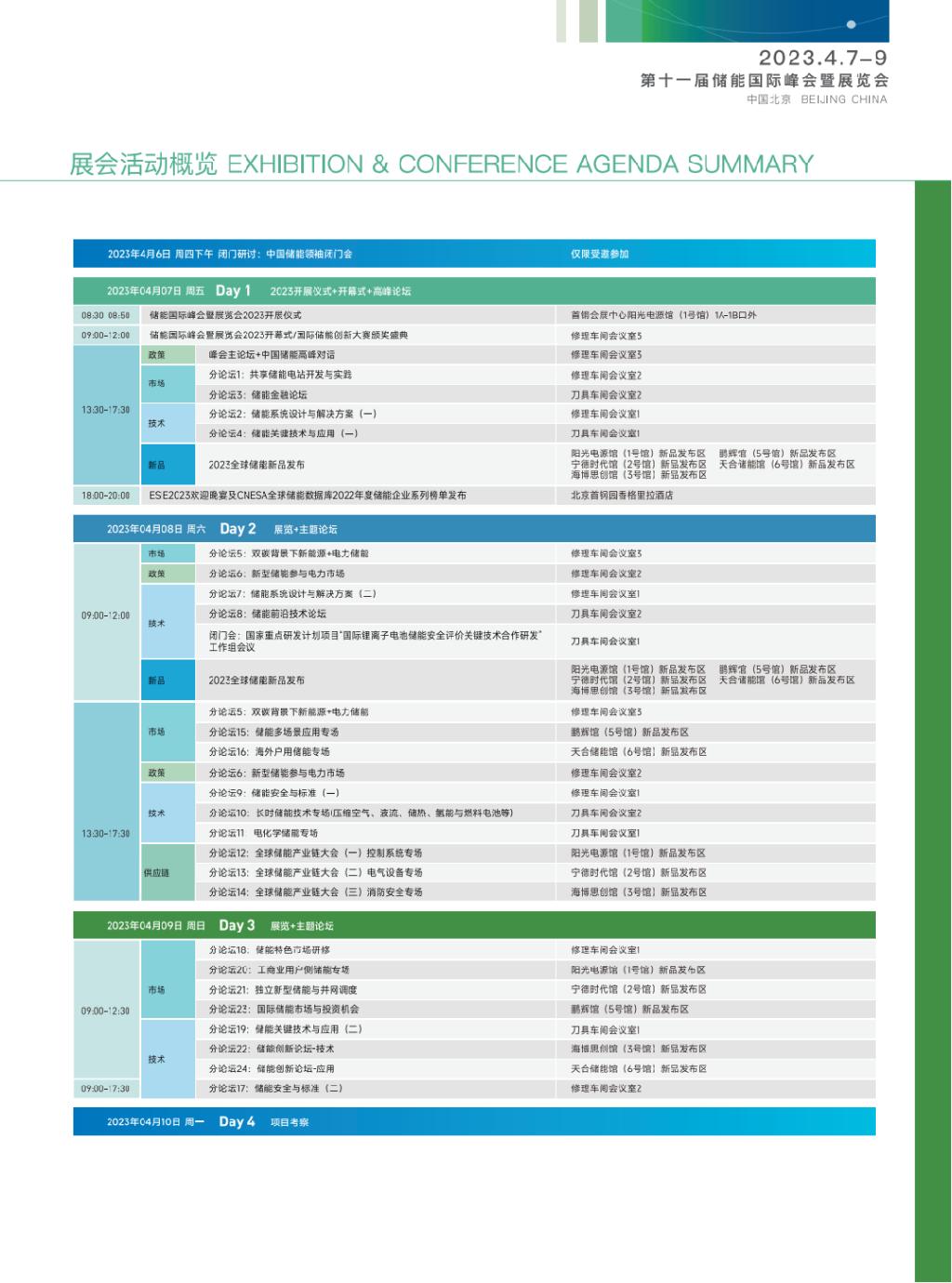 储能年度最强音 | ESIE2023开幕式+高峰对话+主题论坛日程发布