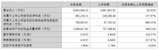 暴涨558%！“宁王”Q1每天净挣一个亿