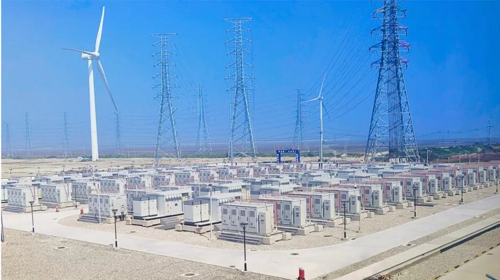 100MW/200MWh 中广核山东莱州蓝色海洋储能项目并网投运